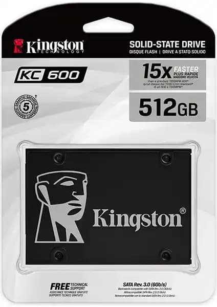 Kingston KC600 512GB SATA3 SSD: Yüksek Performanslı ve Güvenilir Depolama Çözümü