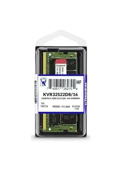 Kingston KVR32S22D8/16 16GB DDR4 RAM ile Dizüstü Bilgisayar Performansını Artırın