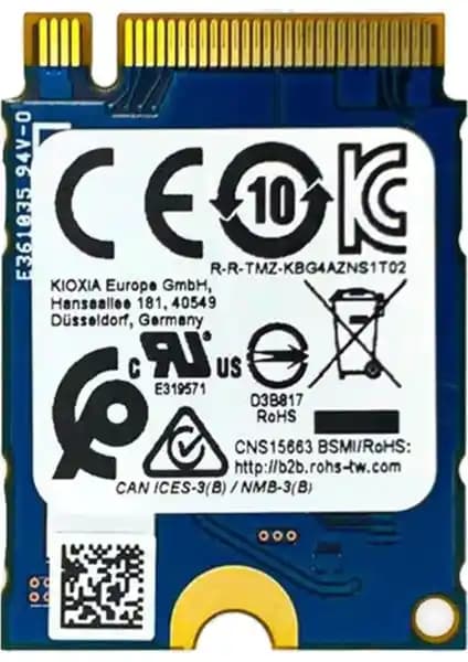 Kioxia BG4 KBG40ZNS256G 256GB M.2 SSD yüksek hız ve güvenilirlik sağlayan performanslı depolama çözümü