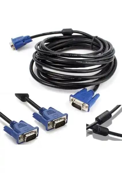 Koodmax 10 Metre VGA Görüntü Kablosu Yüksek Kalite ve Güvenilir Bağlantı Sağlar