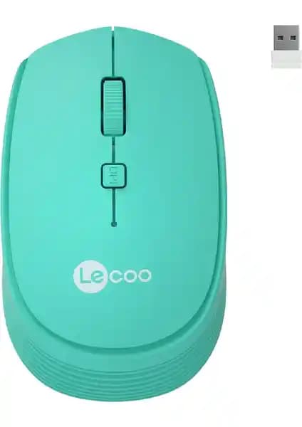 Lecoo WS202 Kablosuz 1200 DPI Optik Mouse: Ergonomik ve Dayanıklı Kullanıcı Dostu Tasarım