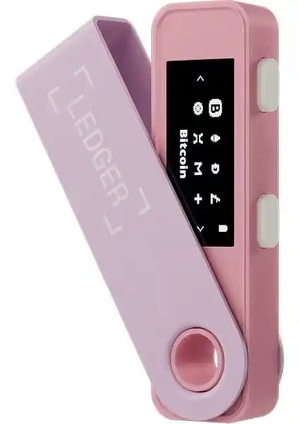 Ledger Nano S Plus Pastel Pembe Kripto Donanım Cüzdanı Güvenli ve Şık Dijital Varlık Yönetimi