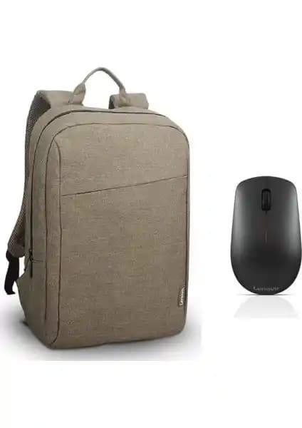 Lenovo 400 Kablosuz Mouse ve 15.6'' Toploader Notebook Sırt Çantası Günlük Kullanım İçin Uygun