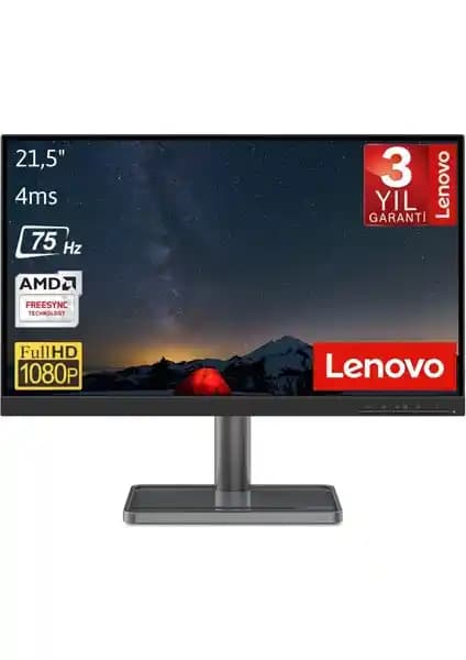 Lenovo L22I-30 21.5 İnç IPS Monitör Yüksek Renk Kalitesi ve Şık Tasarım