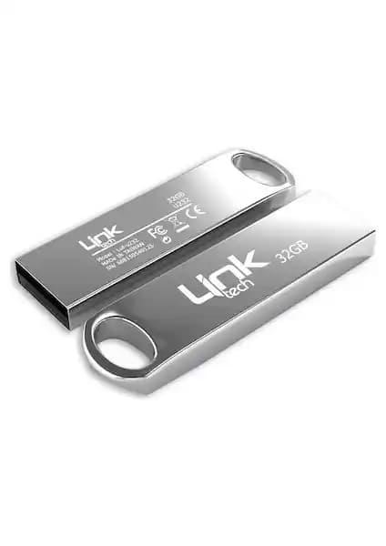 LinkTech Metal 32GB USB 2.0 Flash Bellek: Şık ve Dayanıklı Veri Taşıma Çözümü