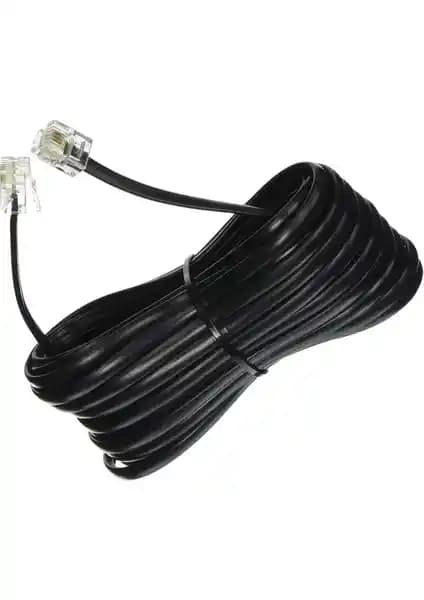 Livolo 30 Metre Siyah Telefon ve Modem Kablosu, Uzun Mesafe Bağlantı Çözümü