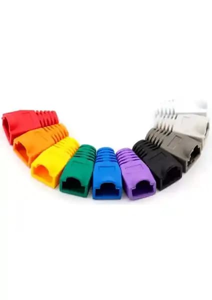 Livolo RJ45 Konnektör Jak Kılıfı 100 Lü Paket: Kablo Güvenliği ve Düzeni Sağlayan Çözüm