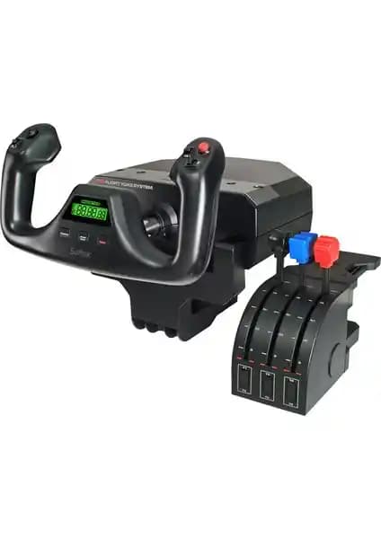 Logitech G PC PRO Flight Yoke Sistemi: Gerçekçi ve Dayanıklı Uçuş Simülasyonu Kontrolü