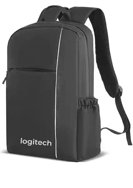 Logitech Orijinal 4 Bölmeli Su Geçirmez 15.6 İnç Laptop Sırt Çantası Günlük ve Seyahat İçin