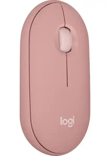 Logitech Pebble 2 Pembe Bluetooth Kablosuz Sessiz Mouse Modern Tasarım ve Uzun Pil Ömrü ile Kullanıcı Dostu