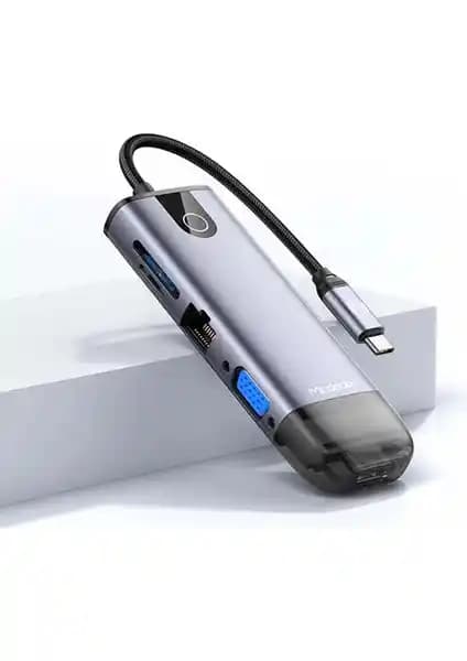 Mcdodo HU-7420 10İn1 Çoklayıcı Adaptör ile Çoklu Bağlantı ve Yüksek Performans