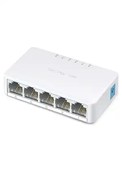 Mercusys MS105 5PORT 10/100 Ethernet Switch: Güvenilir ve Kompakt Ağ Çözümü