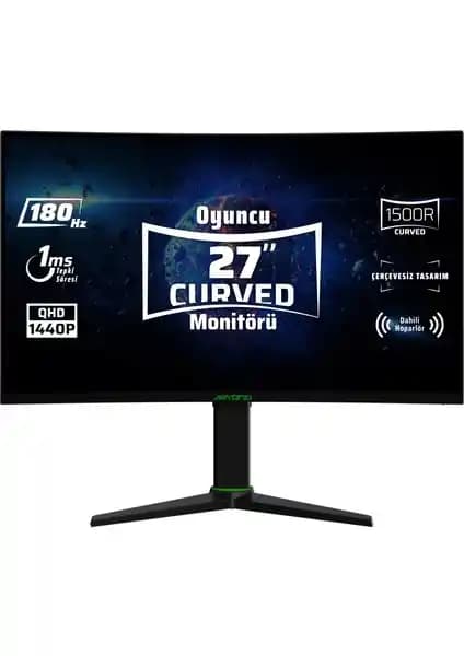 Monster Aryond A27 V2 27 İnç Oyun Monitörü Gelişmiş Özellikler ve Tasarım