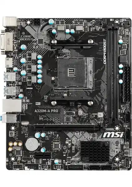 MSI A320M-A PRO Anakart İncelemesi: Uygun Fiyatlı ve Dayanıklı Anakart Özellikleri