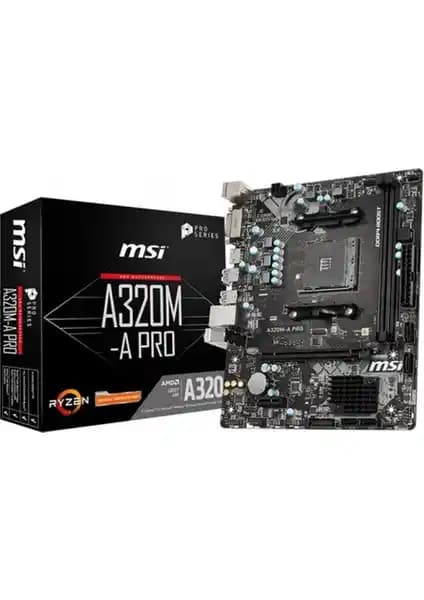 MSI A320M-A Pro Anakart: Uygun Fiyatlı ve Güçlü Mikro ATX Anakart Özellikleri