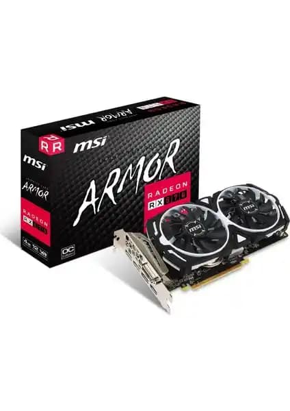 MSI AMD Radeon RX 570 ARMOR 4G OC: Güçlü Performans ve Şık Tasarım Sunan Oyun Kartı