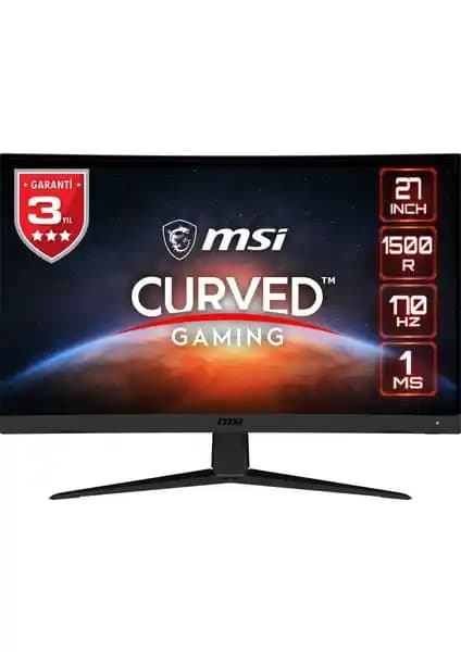 MSI G27C5 E2 27 İnç Kavisli Oyun Monitörü: Yüksek Performans ve Ergonomi Özellikleri