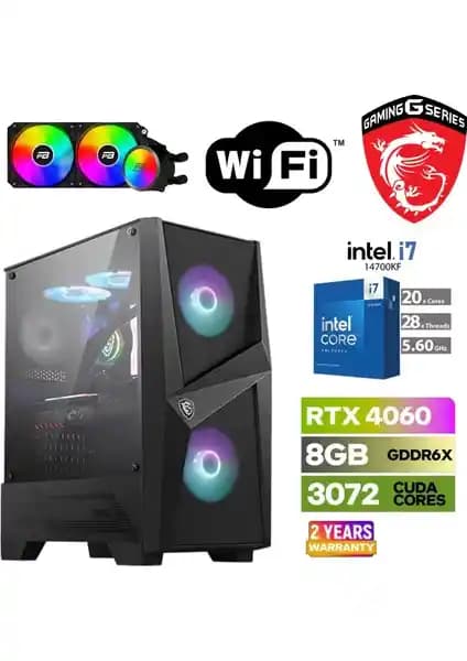 MSI Gaming PC DDR5 ile Yüksek Performanslı Oyun ve İş İstasyonu Çözümü