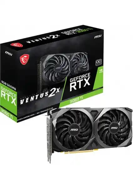 MSI GEFORCE RTX 3060 TI VENTUS 2X OCV1 8G LHR: Güçlü Oyun ve Grafik Performansı Sağlayan Kart
