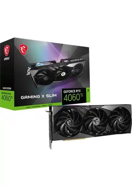 MSI GeForce RTX 4060 Ti Gaming X Slim 16G: Yüksek Performanslı Oyun ve İçerik Üretimi Kartı