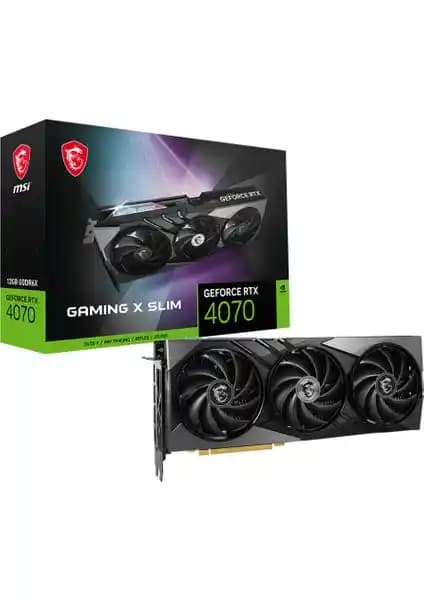 MSI GeForce RTX 4070 GAMING X SLIM 12GB: Yüksek Performanslı ve Şık Oyun Kartı