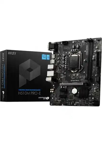 MSI H510M Pro-E DDR4 Anakart: Yüksek Performans ve Modern Tasarım Özellikleri