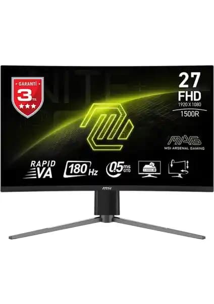 MSI MAG 27C6PF 27 İnç Oyun Monitörü Yüksek Performans ve Çarpıcı Görüntü Kalitesi