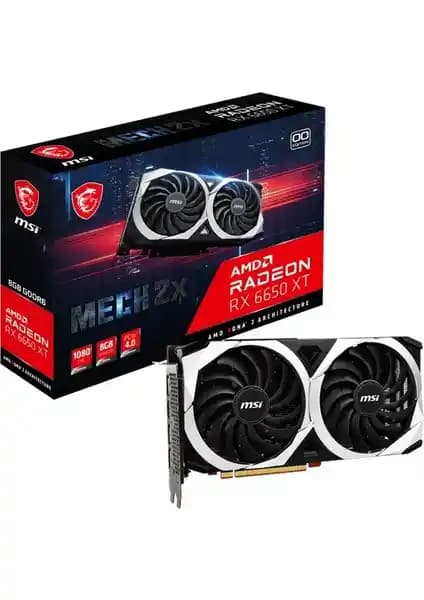 MSI Radeon RX 6650 XT Mech 2X 8G OC Ekran Kartı Performans ve Tasarım Özellikleri