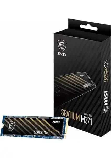 MSI Spatium M371 500GB NVMe M.2 SSD: Yüksek Performans ve Güvenilirlik Garantisi