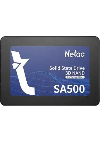 Netac SA500 256GB 2.5 İnç SSD Diski: Yüksek Performans ve Güvenilir Depolama Çözümü