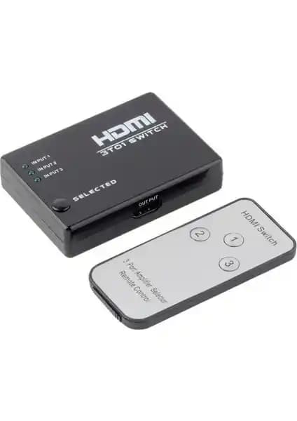 Onten SY-301 3 Port Kablosuz HDMI Anahtarları Yüksek Çözünürlük ve Kullanım Kolaylığıyla