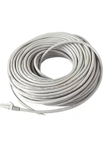 Özentek Cat6 Kalın Bakır İnternet Kablo 30 Metre Yüksek Performans ve Dayanıklılık