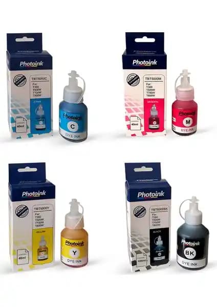 Photoink Brother Bt 6000 Uyumlu Mürekkep Seti ile Ekonomik ve Yüksek Kaliteli Baskı Çözümleri