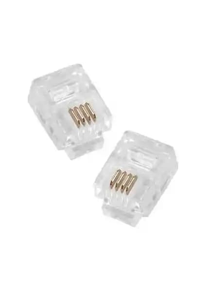 Platoon PNT034 RJ11 4 Pin Telefon Jak Konnektörleri Güvenilir Bağlantı Çözümü