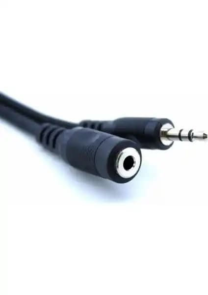 Platoon Stereo Kulaklık Uzatma Kablosu 3,5 mm Erkek-Dişi Bağlantı, Dayanıklı ve Kullanışlı