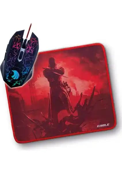 Polosmart PGM02 Oyun Mouse ve Mouse Pad Seti Yüksek Performans ve Şıklık Sunar