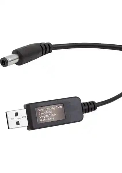 PowerMaster USB'den DC5.5*2.5mm'ye Dönüştürücü Kablo Güç Bağlantısı ve Kullanım Kolaylığı