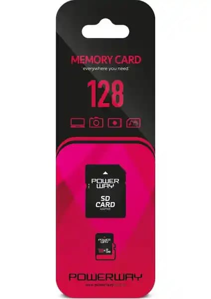 Powerway 128 GB Hafıza Kartı: Yüksek Kapasite ve Güvenilirlik Sunan Depolama Çözümü