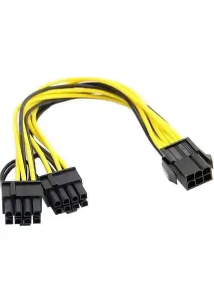 PrimeX Plus PX-4302 6 Pin To 2x8 Pin PSU Ekran Kartı Güç Çevirici Kablo Özellikleri ve Kullanımı