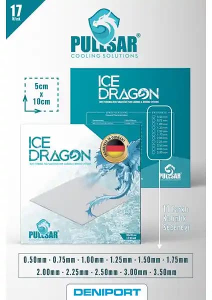 Pullsar Ice Dragon Termal Ped: Yüksek Performans ve Güvenilirlik Sağlayan Soğutma Çözümü