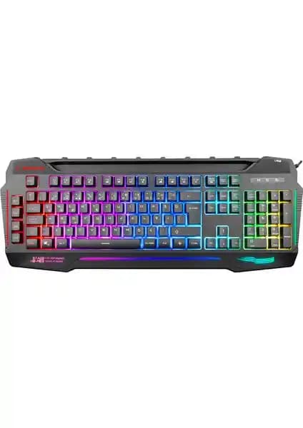 Rampage KB-R63 Stage Siyah USB 7 Renk LED Aydınlatmalı Oyuncu Klavyesi İnceleme ve Özellikleri