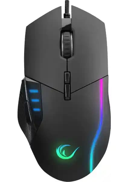 Rampage SMx-R83 x-Force USB Siyah 10,000 DPI RGB Aydınlatmalı Oyun Mouse'u