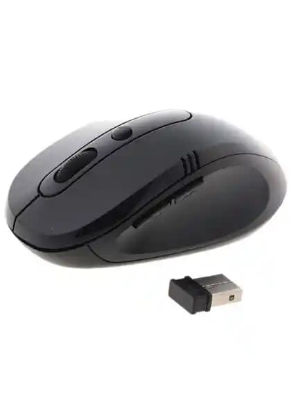 Raps M-100 2.4GHz Kablosuz Siyah Mouse: Ergonomik ve Şık Ofis ve Ev Kullanımı