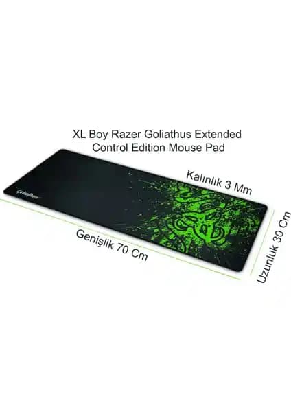 Razer Goliathus Extended Control Mousepad 70x30 cm geniş yüzeyli yüksek performanslı oyun ve günlük kullanım için