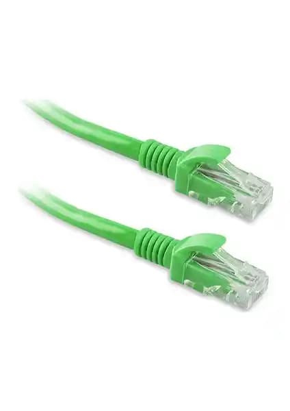 S-Link 1M Yeşil Cat6 Ethernet Kablosu - Yüksek Performans ve Güvenilir Bağlantı