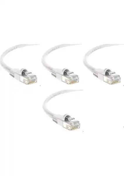 S-Link Cat6 Gri 10 Metre RJ45 LAN Kablosu - Yüksek Performanslı Ağ Bağlantısı