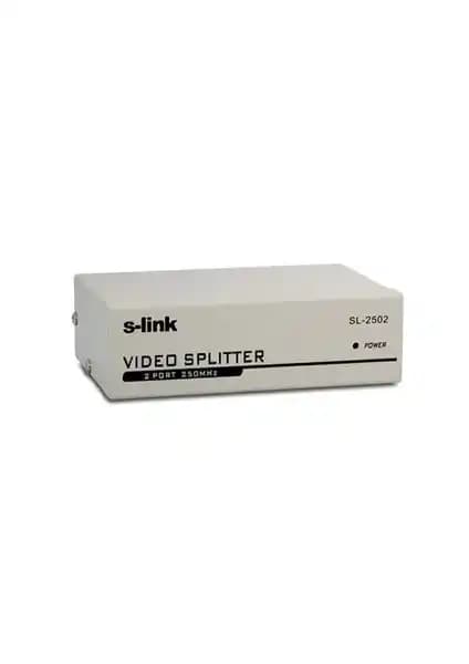 S-Link SL-2502 VGA Çoklayıcı Splitter: Çoklu Monitör ve Uzun Mesafe Video Çözümü