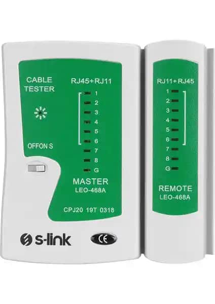 S-Link SL-468 RJ-45 ve RJ-11 Kablo Test Cihazı Detaylı İnceleme ve Kullanım Özellikleri