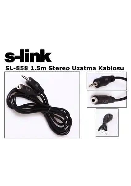 S-Link SL-858 1.5 Metre Stereo Uzatma Kablosu Detaylı İnceleme ve Kullanım Özellikleri