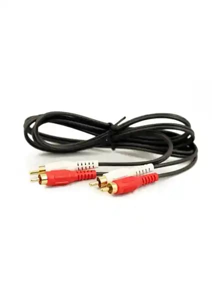 S-Link SLX-162 Stereo 2 RCA Kablo 1.5 Metre Yüksek Kalite Ses Bağlantı Kablosu